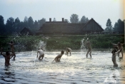 Film „Austeria" w reż. Jerzego Kawalerowicza, 1982 r., fot. K. Kołodziejski, źródło: Fototeka FN