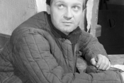 Zygmunt Kęstowicz w filmie „Baza ludzi umarłych" w reż. Czesława Petelskiego, 1958 r., fot. Tadeusz Roman, źródło: Fototeka FN