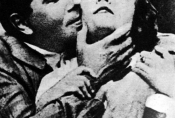 Jan Pawłowski i Pola Negri w filmie "Bestia" w reż. Witalisa Korsaka-Gołogowskiego, 1917 r., źródło: Fototeka FN 