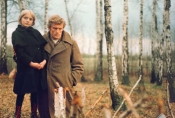 Daniel Olbrychski i Elżbieta Żołek w filmie „Brzezina" w reż. Andrzeja Wajdy, 1970 r., fot. Renata Pajchel, źródło: Fototeka FN