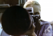 Krystyna Janda w filmie „Człowiek z marmuru" w reż. Andrzeja Wajdy, 1976 r., fot. Renata Pajchel, źródło: Fototeka FN