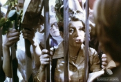 Krystyna Zachwatowicz w filmie „Człowiek z żelaza" w reż. Andrzeja Wajdy, 1981 r., fot. Renata Pajchel, źródło: Fototeka FN
