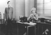 Jadwiga Smosarska i Kazimiera Skalska w filmie "Czy Lucyna to dziewczyna?" w reż. Juliusza Gardana, 1934 r., źródło: Fototeka FN
