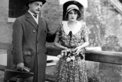 Józef Węgrzyn i Karolina Lubieńska w filmie "Dziesięciu z Pawiaka" w reż. Ryszarda Ordyńskiego, 1931 r., źródło: Fototeka FN
