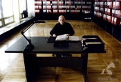 Jerzy Nowak w filmie „Historie miłosne” w reż. Jerzego Stuhra, 1997 r., fot. Piotr Muszyński, źródło: Fototeka FN
