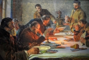Obraz Jacka Malczewskiego "Wigilia na Syberii", 1892 r.