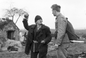 Stanisław Milski i Jerzy Turek w filmie „Krzyż Walecznych" w reż. Kazimierza Kutza, 1958 r., źródło: Fototeka FN