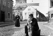 Zenon Burzyński i Zbigniew Cybulski w filmie „Krzyż Walecznych" w reż. Kazimierza Kutza, 1958 r., źródło: Fototeka FN