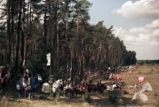 Film „Krzyżacy" w reż. Aleksandra Forda, 1960 r., fot. Wojciech Urbanowicz, źródło: Fototeka FN