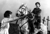 Jerzy Moes w filmie "Lotna" w reż. Andrzeja Wajdy, 1959 r., fot. Antoni Nurzyński, źródło: Fototeka FN