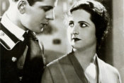 Adam Brodzisz i Jadwiga Smosarska w filmie "Na Sybir" w reż. Henryka Szaro, 1930 r., źródło: Fototeka FN