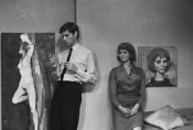 Janusz Guttner i Elżbieta Czyżewska w filmie "Niekochana" w reż. Janusza Nasfetera, 1965 r., fot. Renata Pajchel, źródło: Fototeka FN