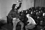 Janusz Zaorski i Marian Opania w filmie „Palec boży" w reż. Antoniego Krauzego, 1972 r., fot. Jerzy Troszczyński, źródło: Fototeka FN
