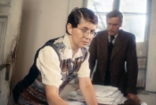 Krystyna Zachwatowicz i Daniel Olbrychski w filmie „Panny w Wilka" w reż. Andrzeja Wajdy, 1979 r., fot. Renata Pajchel, źródło: Fototeka FN