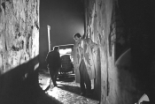Gustaw Holoubek w filmie „Pętla" w reż. Wojciecha Jerzego Hasa, 1957 r., fot. Wiesław Pyda, źródło: Fototeka FN