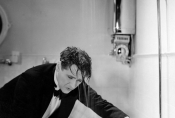Eugeniusz Bodo w filmie "Piętro wyżej" w reż. Leona Trystana, 1937 r., fot. Jerzy Gaus, źródło: Fototeka FN