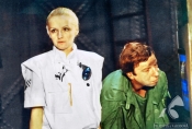 Bożena Stryjkówna i Jerzy Stuhr w filmie „Seksmisja" w reż. Juliusza Machulskiego, 1983 r., źródło: Fototeka FN 
