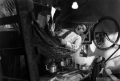 Adolf Dymsza w filmie „Skarb" w reż. Leonarda Buczkowskiego, 1948 r., fot. Kazimierz Wawrzyniak, źródło: Fototeka FN