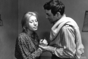 Barbara Wrzesińska i Andrzej Żarnecki w filmie „Struktura kryształu" w reż. Krzysztofa Zanussiego, 1969 r., źródło: Fototeka FN