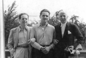 Ryszard Ordyński, Eugeniusz Bodo i Zbigniew Gniazdowski, źródło: Fototeka FN
